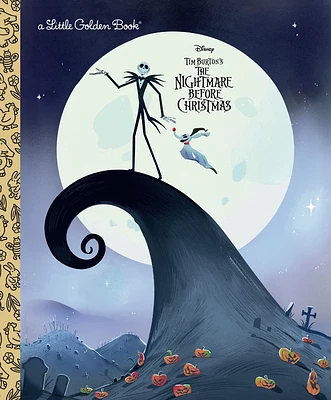 Tim Burton's The Nightmare Before Christmas (Disney) (Little Golden Book) (Hardcover)