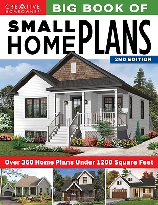 Big Book of Small Home Plans, 2nd Edition: Over 360 Home Plans Under 1200 Square Feet (Paperback)