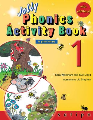 Jolly Phonics Activity Book 1: In Print Letters (American English Edition) (Paperback)