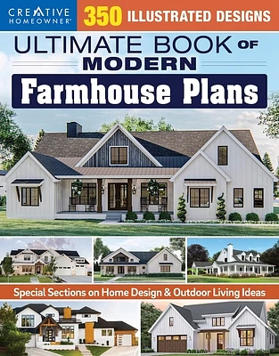 Ultimate Book of Modern Farmhouse Plans: 350 Illustrated Designs (Paperback)