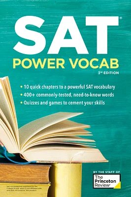 SAT Power Vocab, 3rd Edition: A Complete Guide to Vocabulary Skills and Strategies for the SAT (College Test Preparation) (Paperback)