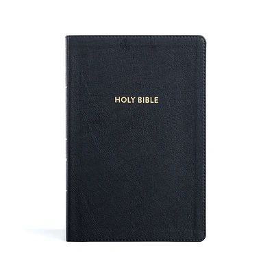 KJV Rainbow Study Bible, Black LeatherTouch, Indexed (Leather / fine binding)