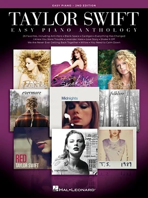 Taylor Swift Easy Piano Anthology - 2nd Edition: Easy-Level Song Arrangements with Lyrics (Paperback)