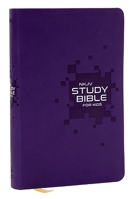 NKJV Study Bible for Kids, Purple Leathersoft: The Premier Study Bible for Kids (Imitation Leather)