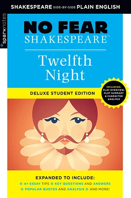 Twelfth Night: No Fear Shakespeare Deluxe Student Editions - Shakespeare Side-By-Side Plain English (Sparknotes No Fear Shakespeare) (Paperback)