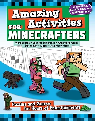 Amazing Activities for Minecrafters: Puzzles and Games for Hours of Entertainment! (Paperback)