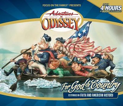 For God & Country: 12 Stories on Faith and American History (Adventures in Odyssey) (Compact Disc)