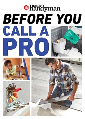 Family Handyman Before You Call a Pro: Save Money and Time with These Essential DIY Skills.  (Paperback)