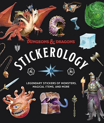 Dungeons & Dragons Stickerology: Legendary Stickers of Monsters, Magical Items, and More: Stickers for Journals, Water Bottles, Laptops, Planners, and More (Paperback)