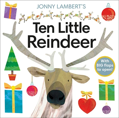 Jonny Lambert's Ten Little Reindeer (Jonny Lambert Illustrated) (Board book)