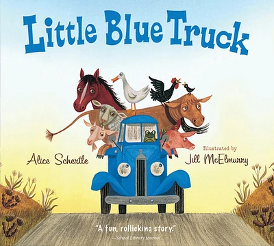 Little Blue Truck Padded Board Book (Board book)