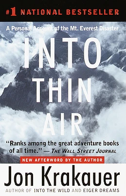 Into Thin Air: A Personal Account of the Mt. Everest Disaster (Paperback)