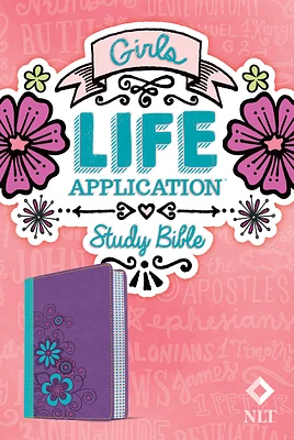 Girls Life Application Study Bible-NLT (Imitation Leather)