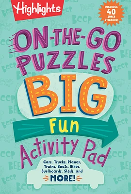 On-the-Go Puzzles Big Fun Activity Pad (Highlights Big Fun Activity Pads) (Paperback)