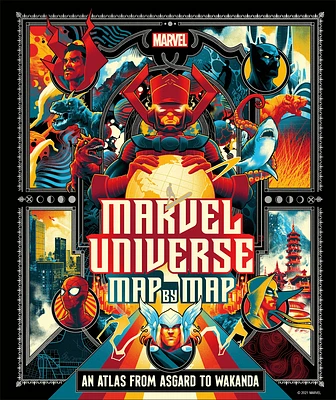 Marvel Universe Map By Map (Hardcover)