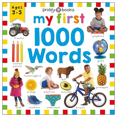 Priddy Learning: My First 1000 Words: A photographic catalog of baby's first words (Hardcover)