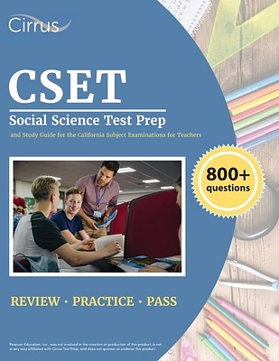 CSET Social Science Test Prep: 800+ Practice Questions and Study Guide for the California Subject Examinations for Teachers (Paperback)