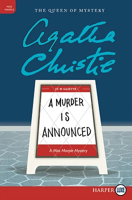 A Murder Is Announced: A Miss Marple Mystery (Miss Marple Mysteries #4) (Large Print / Paperback)