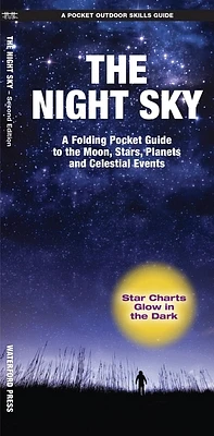 The Night Sky: A Folding Pocket Guide to the Moon, Stars, Planets and Celestial Events (Paperback)