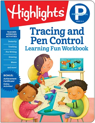 Preschool Tracing and Pen Control (Highlights Learning Fun Workbooks) (Paperback)