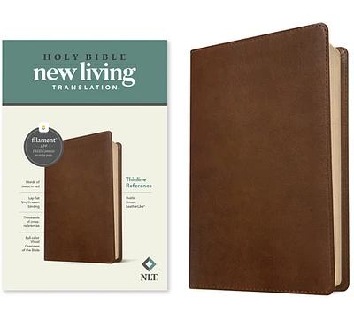 NLT Thinline Reference Bible, Filament Enabled Edition (Red Letter, Leatherlike