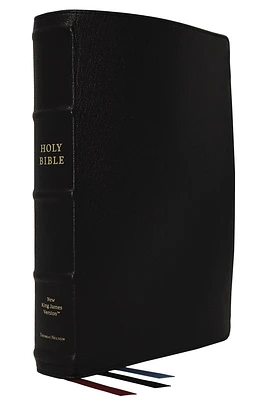 Nkjv, Large Print Verse-By-Verse Reference Bible, MacLaren Series, Premium Goatskin Leather, Black, Comfort Print: Holy Bible, New King James Version (Large Print / Leather)