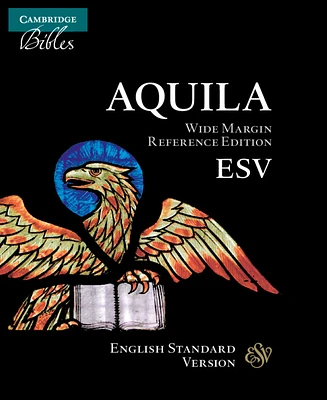 ESV Aquila Wide-Margin Reference Bible, Black Calf Split Leather, Red-Letter Text, Es744: Xrm (Leather)