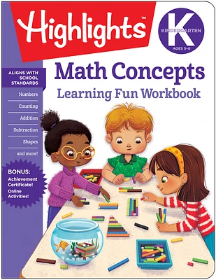 Kindergarten Math Concepts (Highlights Learning Fun Workbooks) (Paperback)