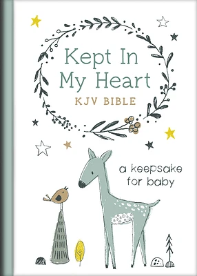 Kept in My Heart KJV Bible [Hazel Woodland]: A Keepsake for Baby (Hardcover)