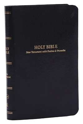 KJV Holy Bible: Pocket New Testament with Psalms and Proverbs, Leatherflex, Red Letter