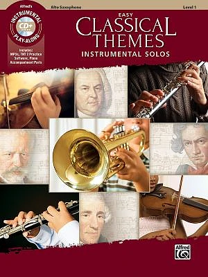 Easy Classical Themes Instrumental Solos: Alto Sax, Book & CD (Paperback)