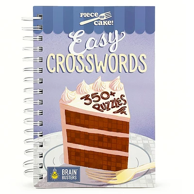 Piece of Cake Easy Crosswords (Brain Busters) (Spiral)