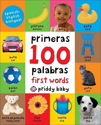 First 100 Padded: First 100 Words Bilingual (Board book)