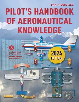 Pilot's Handbook of Aeronautical Knowledge (2024): FAA-H-8083-25C (Paperback)