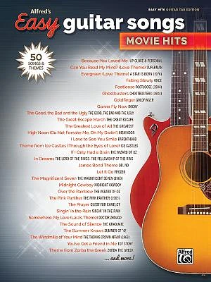 Alfred's Easy Guitar Songs -- Movie Hits: 50 Songs and Themes (Paperback)