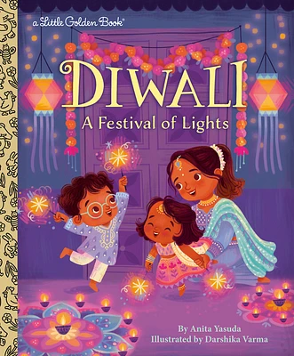 Diwali: A Festival of Lights (Little Golden Book) (Hardcover)