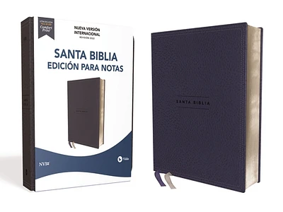 Nvi, Santa Biblia, Revisión 2022, Edición Para Notas, Leathersoft, Azul Marino, Palabras de Jesús En Rojo, Comfort Print (Imitation Leather)