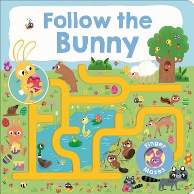 Maze Book: Follow the Bunny (Finger Mazes) (Board book)