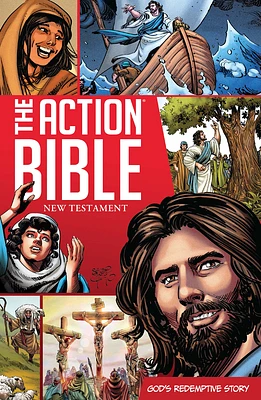 The Action Bible New Testament: God's Redemptive Story (Action Bible Series) (Paperback)