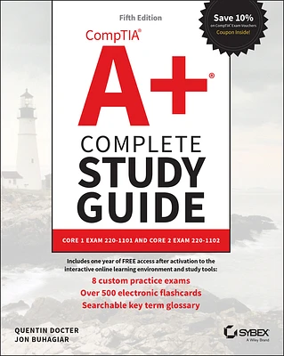 Comptia A+ Complete Study Guide: Core 1 Exam 220-1101 and Core 2 Exam 220-1102 (Sybex Study Guide) (Paperback)