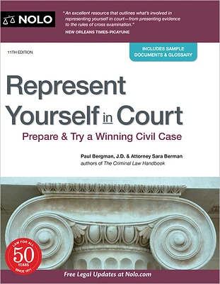 Represent Yourself in Court: Prepare & Try a Winning Civil Case (Paperback)