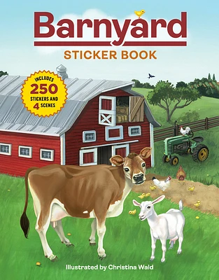 Barnyard Sticker Book: Includes 250 Stickers and 4 Scenes (Paperback)