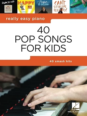 40 Pop Songs for Kids: Really Easy Piano Songbook (Paperback)