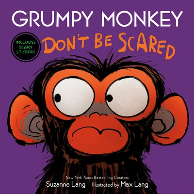 Grumpy Monkey Don't Be Scared: Includes Scary Stickers (Hardcover)