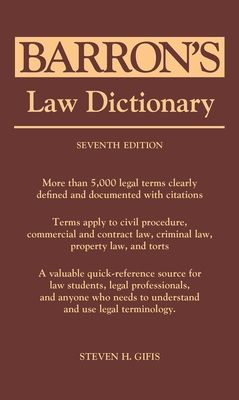 Law Dictionary (Paperback)