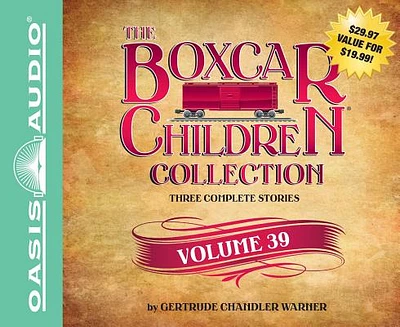 The Boxcar Children Collection Volume 39 (Library Edition): The Great Detective Race, The Ghost at the Drive-In Movie, The Mystery of the Traveling Tomatoes (CD-Audio)