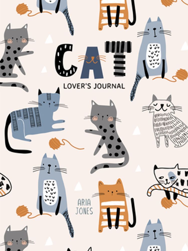 Aria Jones Cat Lover's Blank Journal: A Cute Journal of Cat Whiskers and  Diary Notebook Pages (Cat Lovers, Kittens, Daydreamers)