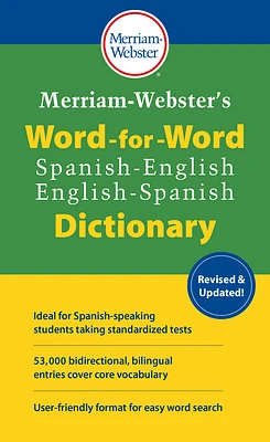 Merriam-Webster's Word-For-Word Spanish-English Dictionary (Mass Market Paperbound)