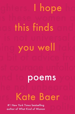 I Hope This Finds You Well: Poems (Paperback)