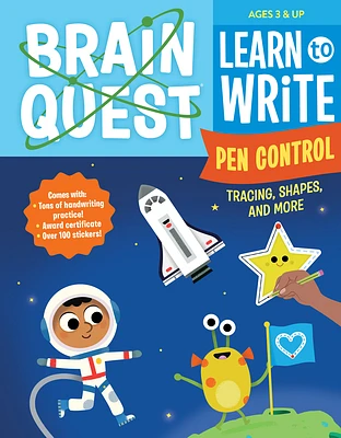 Brain Quest Learn to Write: Pen Control, Tracing, Shapes, and More (Paperback)